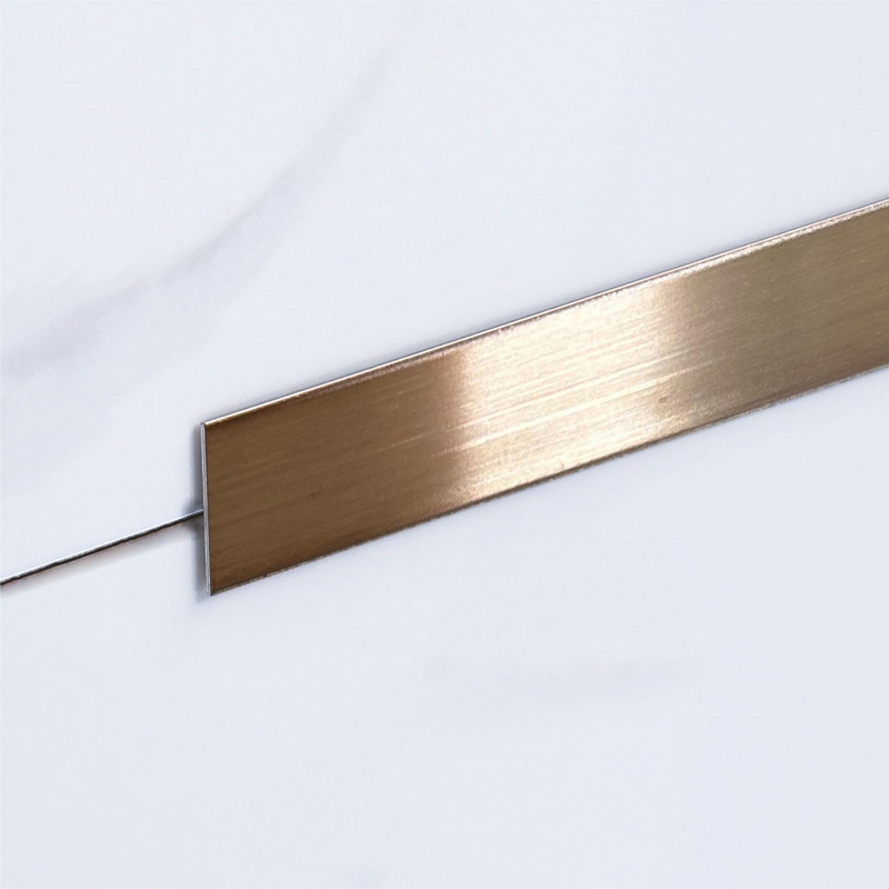 Полоса Нержавеющая сталь Juliano Tile Trim SP117-3B-40W (3000мм) Rose Gold матовая