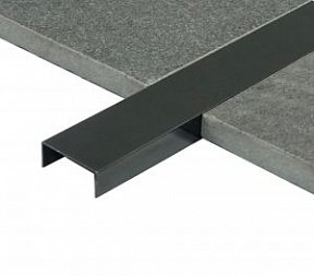Профиль Juliano Tile Trim SUP25-4S-10H Black полированный (2700мм)