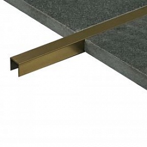 Профиль Juliano Tile Trim SUP10-2B-10H Gold  матовый (2440мм)
