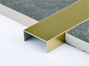 Профиль Juliano Tile Trim SUP25-2B-10H Gold матовый (2700мм)