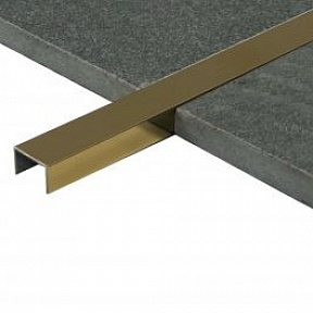 Профиль Juliano Tile Trim SUP15-2S-10H Gold полированный (2700мм)