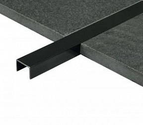 Профиль Juliano Tile Trim SUP15-4S-10H Black полированный (2700мм)